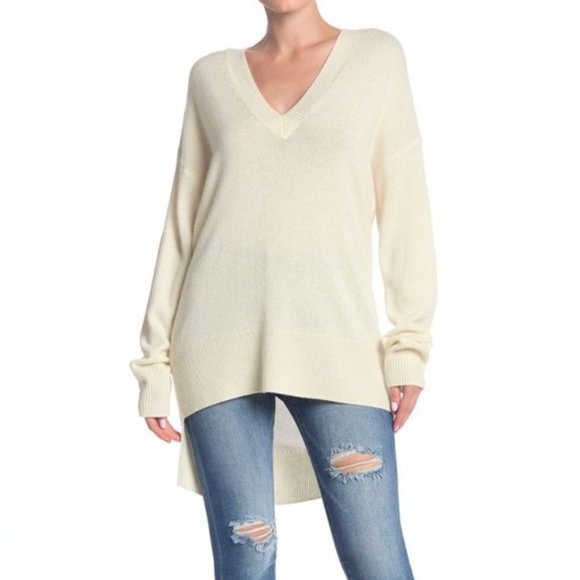 Joie Sweaters - Joie Limana Wool Blend High/low Sweater Large